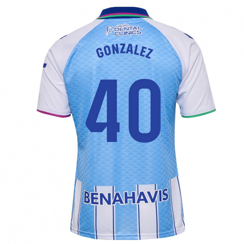 Danxen Kid Carol González #40 Deep Sky Blue White Home Jersey 2026/27 T-Shirt