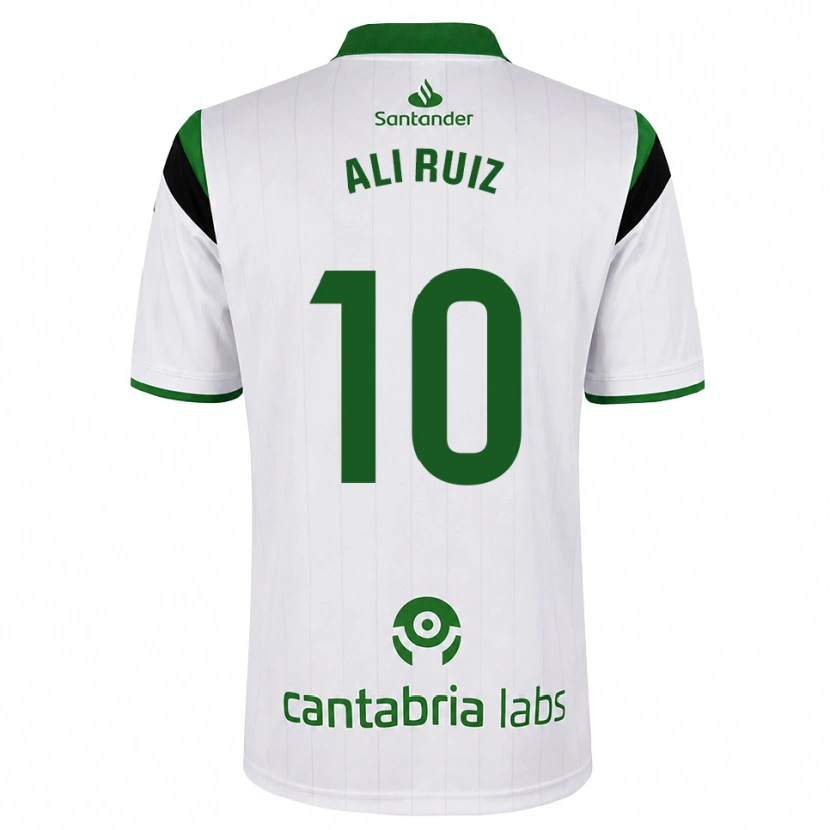 Danxen Kid Alicia Ruiz Pascua #10 White Green Black Home Jersey 2026/27 T-Shirt