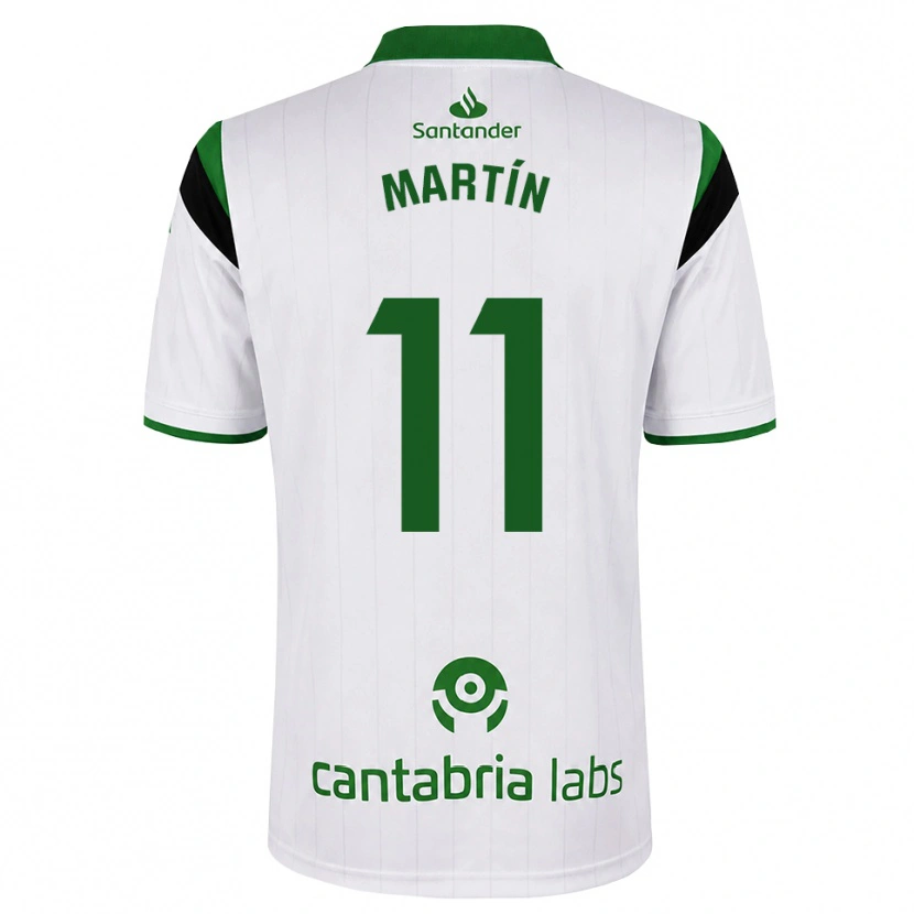 Danxen Kid Andrés Martín #11 White Green Black Home Jersey 2026/27 T-Shirt