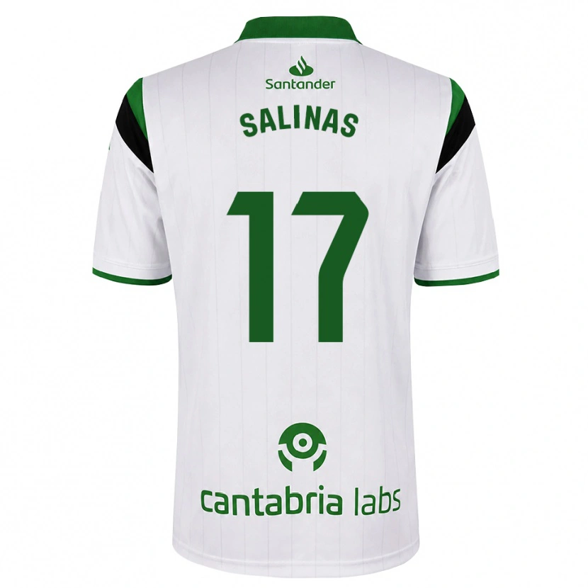 Danxen Kid Jorge Salinas #17 White Green Black Home Jersey 2026/27 T-Shirt