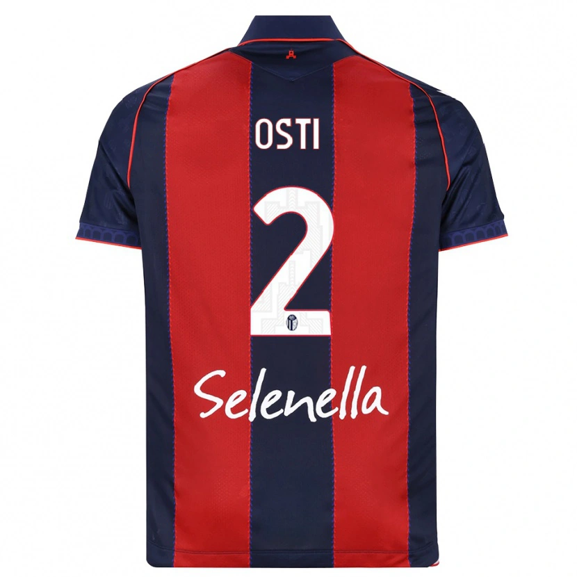 Danxen Kid Gabriele Osti #2 Royal Blue Red White Home Jersey 2026/27 T-Shirt