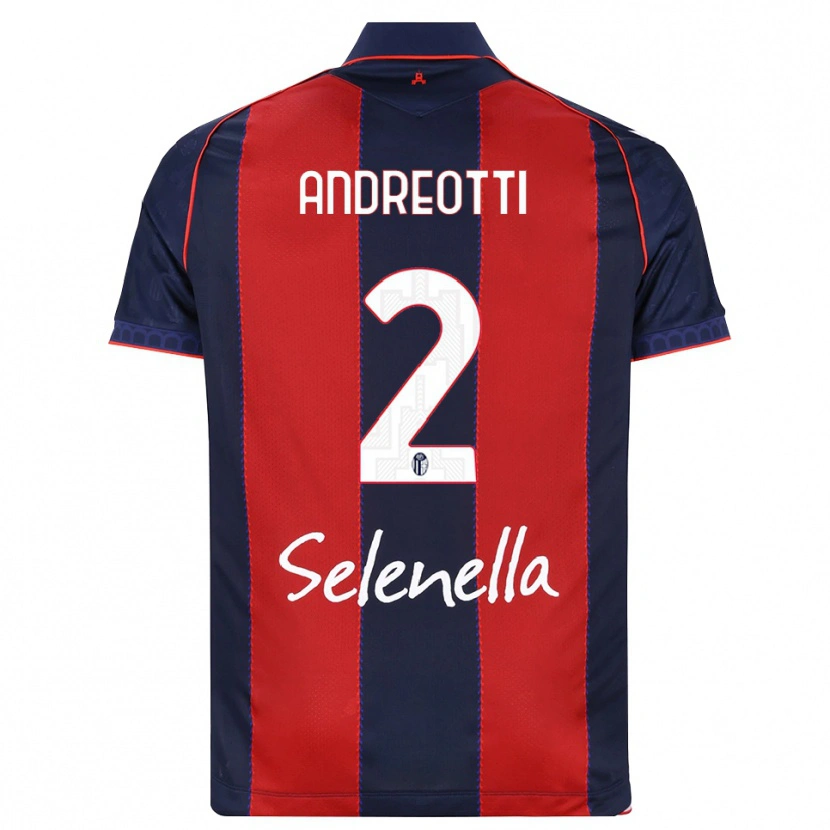 Danxen Kid Matteo Andreotti #2 Royal Blue Red White Home Jersey 2026/27 T-Shirt