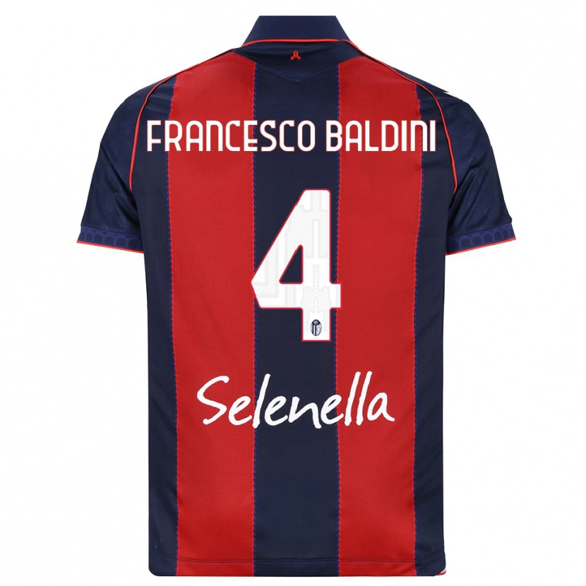Danxen Kid Giovanni Francesco Baldini #4 Royal Blue Red White Home Jersey 2026/27 T-Shirt