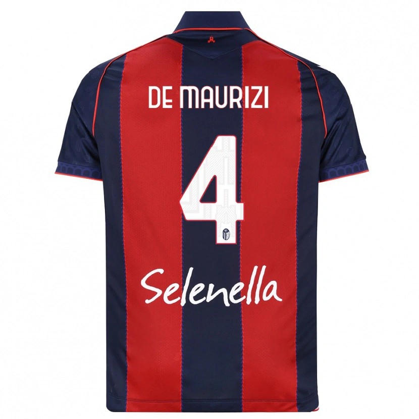 Danxen Kid Alessandro De Maurizi #4 Royal Blue Red White Home Jersey 2026/27 T-Shirt
