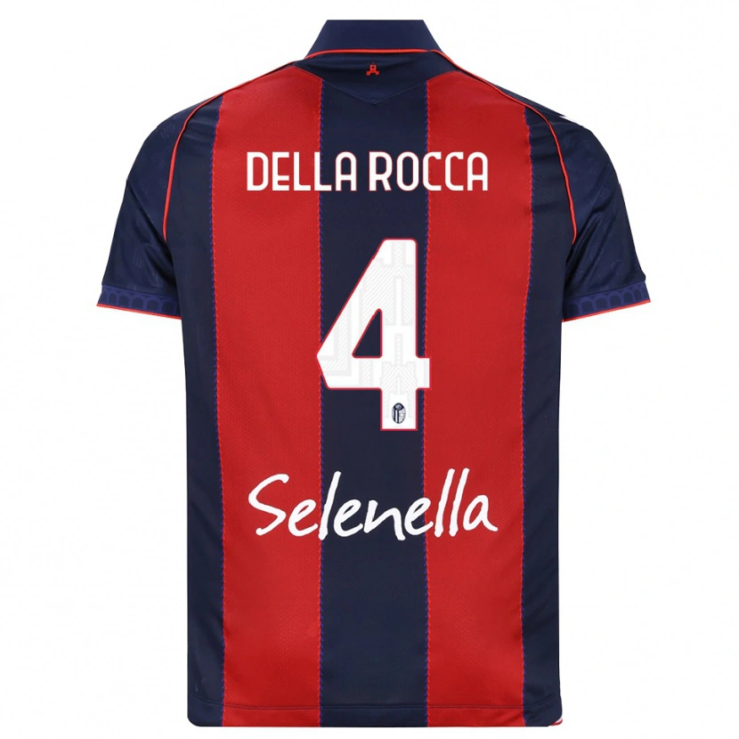 Danxen Kid Manuel Della Rocca #4 Royal Blue Red White Home Jersey 2026/27 T-Shirt