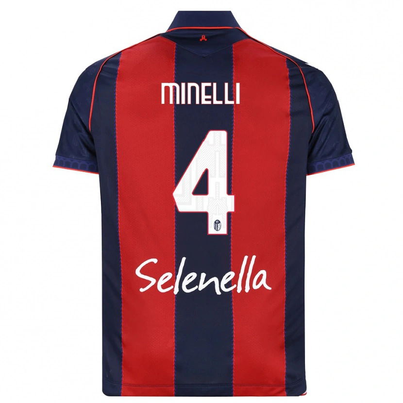Danxen Kid Leo Minelli #4 Royal Blue Red White Home Jersey 2026/27 T-Shirt