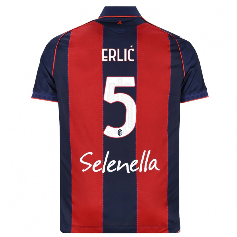 Danxen Kid Martin Erlić #5 Royal Blue Red White Home Jersey 2026/27 T-Shirt