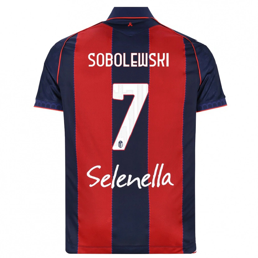 Danxen Kid Konrad Sobolewski #7 Royal Blue Red White Home Jersey 2026/27 T-Shirt