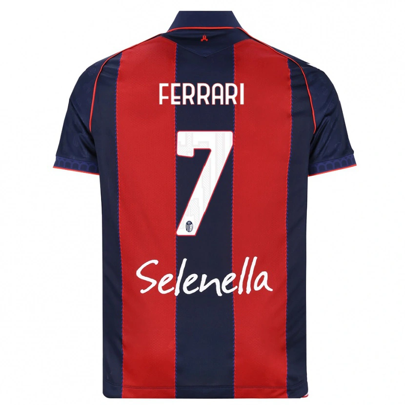 Danxen Kid Flavio Ferrari #7 Royal Blue Red White Home Jersey 2026/27 T-Shirt