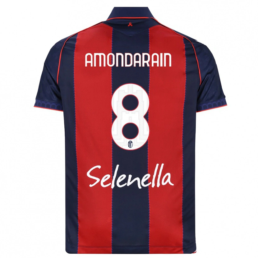 Danxen Kid Mikel Amondarain #8 Royal Blue Red White Home Jersey 2026/27 T-Shirt