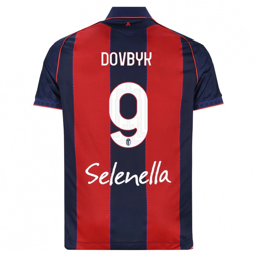 Danxen Kid Artem Dovbyk #9 Royal Blue Red White Home Jersey 2026/27 T-Shirt