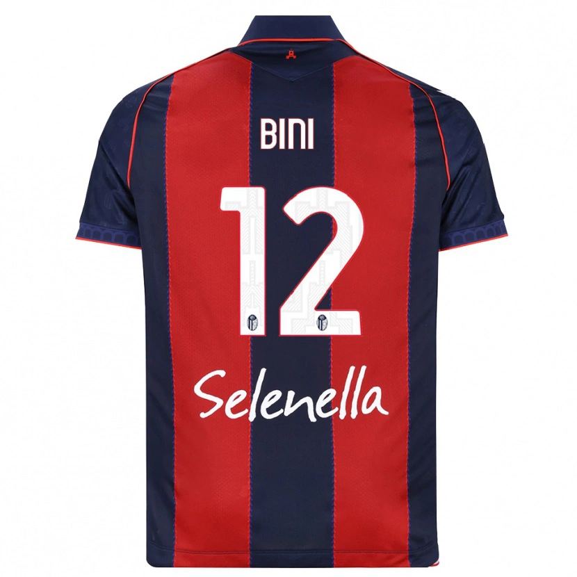Danxen Kid Cesare Bini #12 Royal Blue Red White Home Jersey 2026/27 T-Shirt
