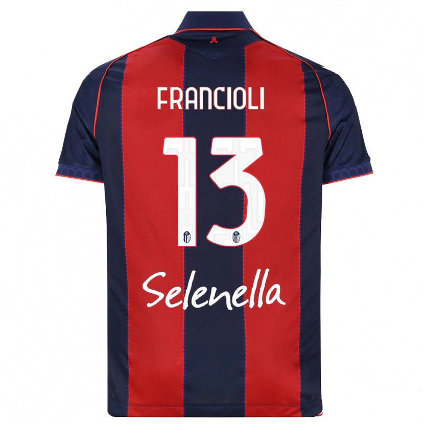 Danxen Kid Diego Francioli #13 Royal Blue Red White Home Jersey 2026/27 T-Shirt