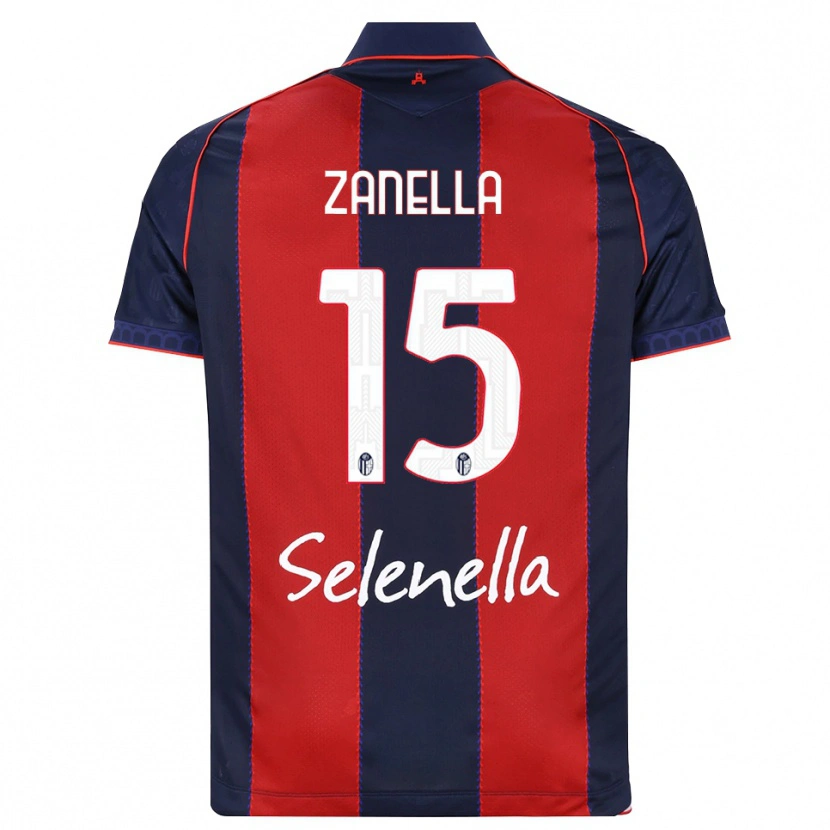 Danxen Kid Jacopo Zanella #15 Royal Blue Red White Home Jersey 2026/27 T-Shirt