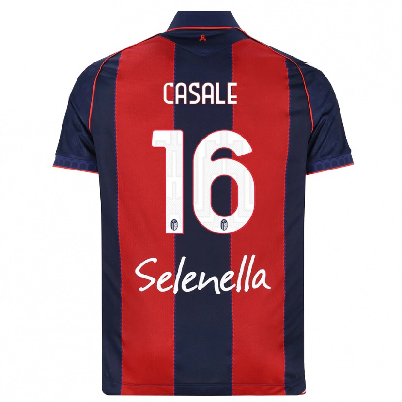 Danxen Kid Nicolò Casale #16 Royal Blue Red White Home Jersey 2026/27 T-Shirt
