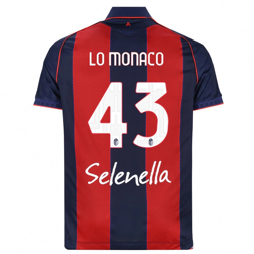 Danxen Kid Luca Lo Monaco #43 Royal Blue Red White Home Jersey 2026/27 T-Shirt