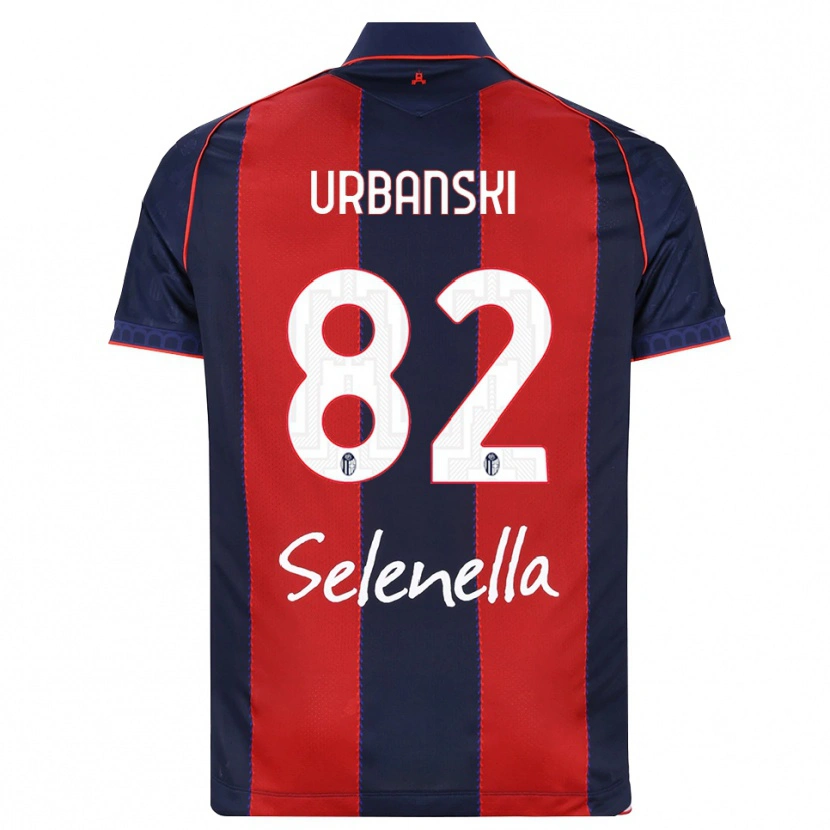 Danxen Kid Kacper Urbanski #82 Royal Blue Red White Home Jersey 2026/27 T-Shirt