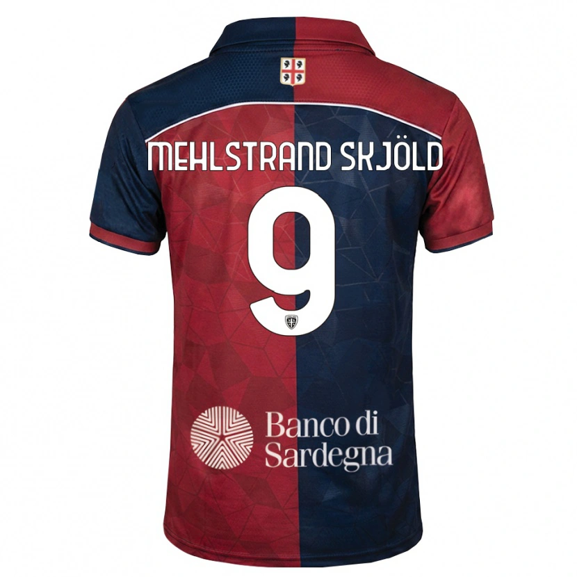 Danxen Kid William Mehlstrand Skjöld #9 Burgundy Royal Blue Home Jersey 2026/27 T-Shirt