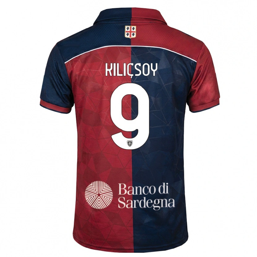 Danxen Kid Semih Kılıçsoy #9 Burgundy Royal Blue Home Jersey 2026/27 T-Shirt