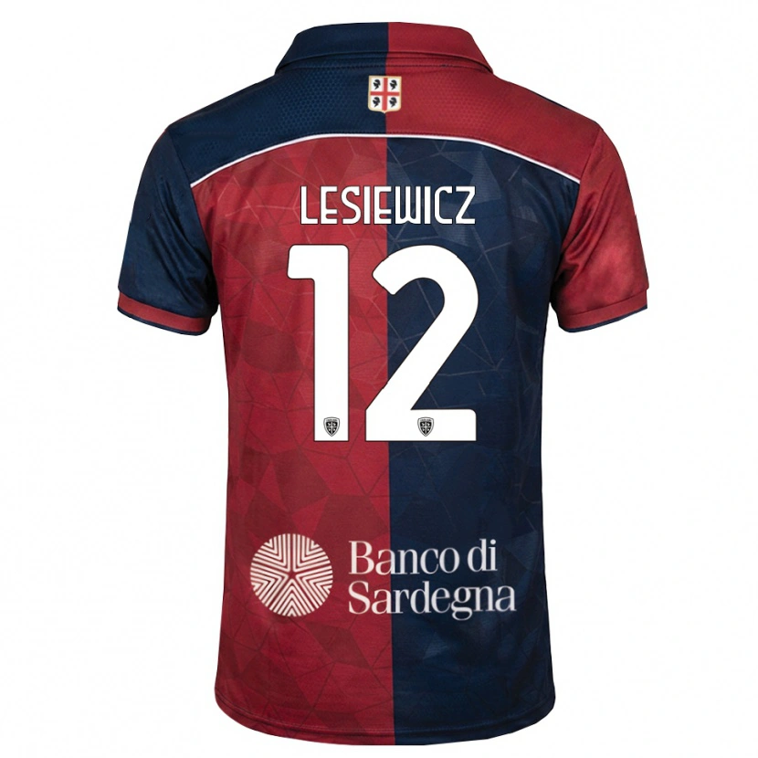 Danxen Kid Mateusz Lesiewicz #12 Burgundy Royal Blue Home Jersey 2026/27 T-Shirt