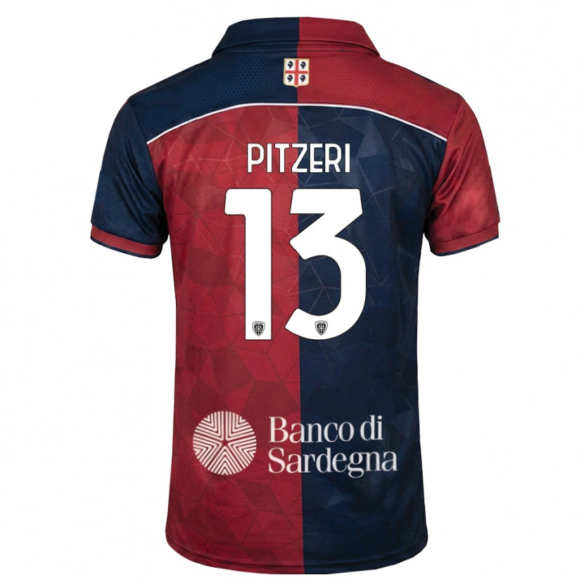Danxen Kid Yari Pitzeri #13 Burgundy Royal Blue Home Jersey 2026/27 T-Shirt
