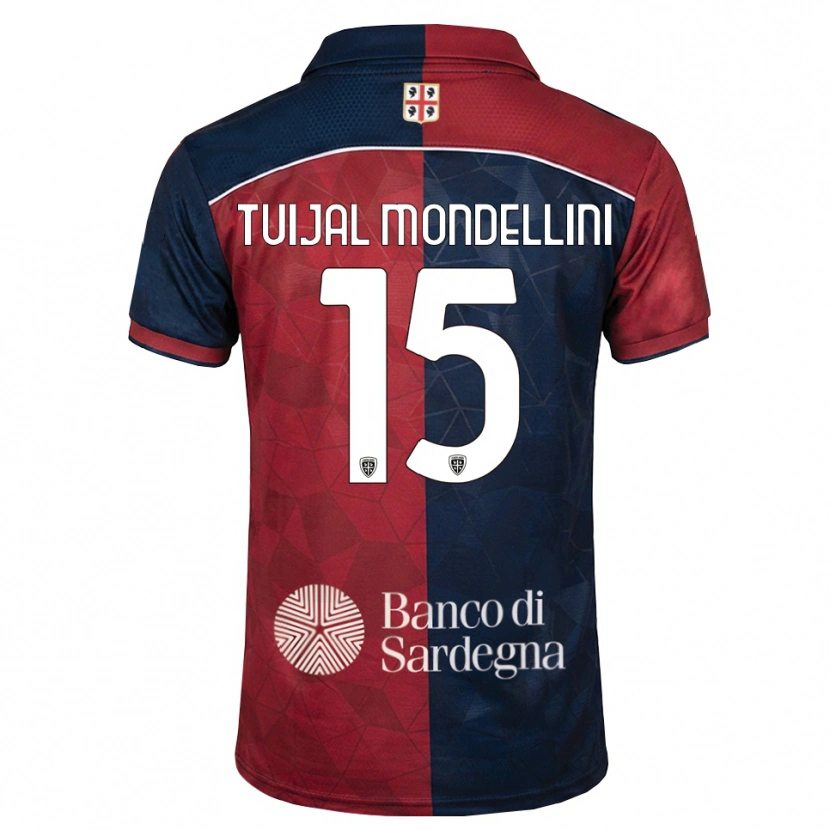 Danxen Kid Luca Tuijai Mondellini #15 Burgundy Royal Blue Home Jersey 2026/27 T-Shirt