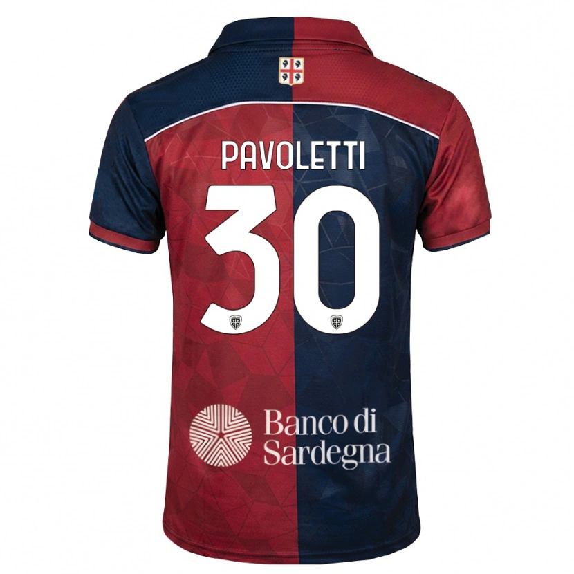 Danxen Kid Leonardo Pavoletti #30 Burgundy Royal Blue Home Jersey 2026/27 T-Shirt