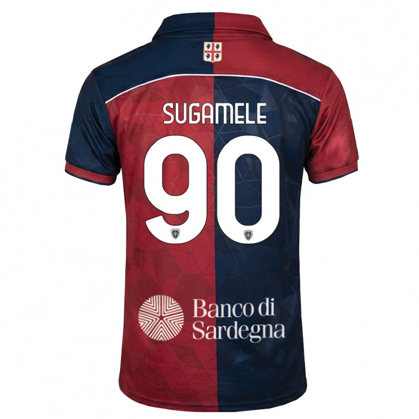 Danxen Kid Alessandro Sugamele #90 Burgundy Royal Blue Home Jersey 2026/27 T-Shirt