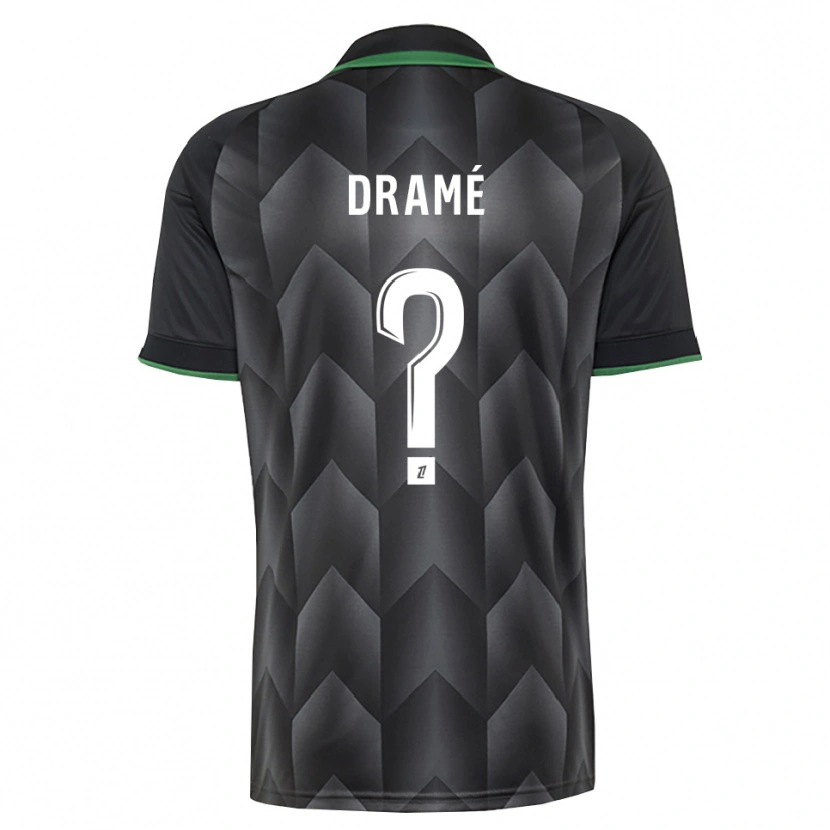 Danxen Kid Issa Dramé #0 White Black Green Away Jersey 2026/27 T-Shirt