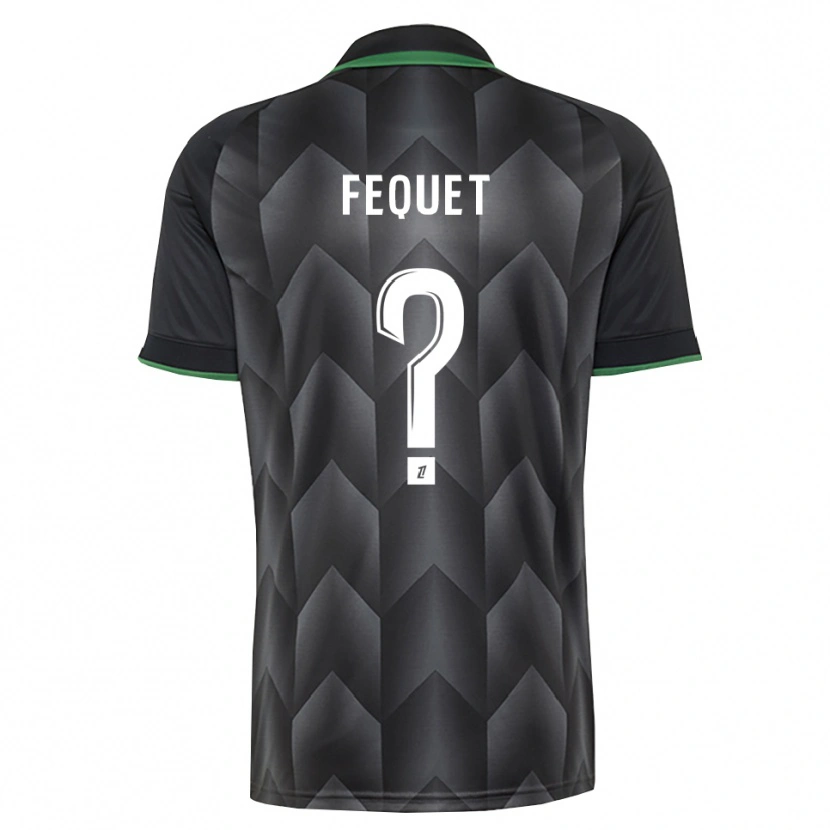 Danxen Kid Noa Fequet #0 White Black Green Away Jersey 2026/27 T-Shirt