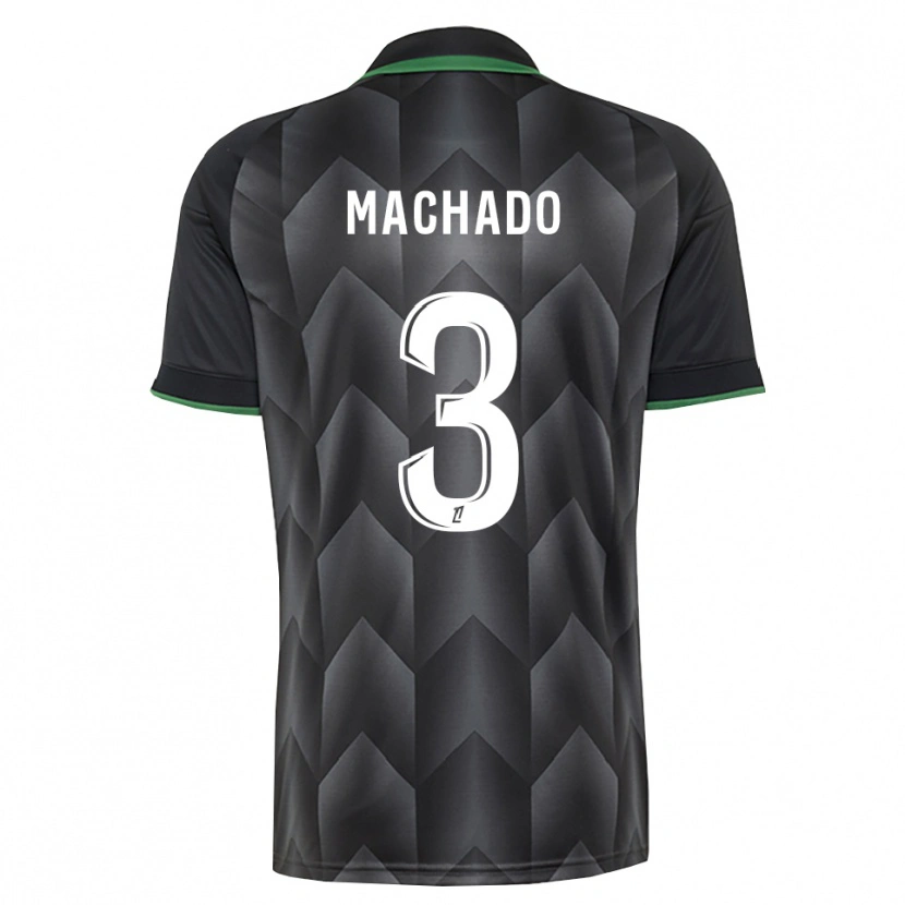 Danxen Kid Deiver Machado #3 White Black Green Away Jersey 2026/27 T-Shirt