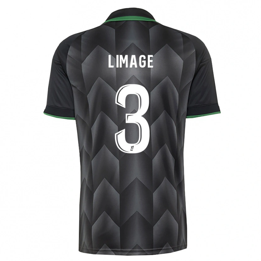 Danxen Kid Jennyfer Limage #3 White Black Green Away Jersey 2026/27 T-Shirt