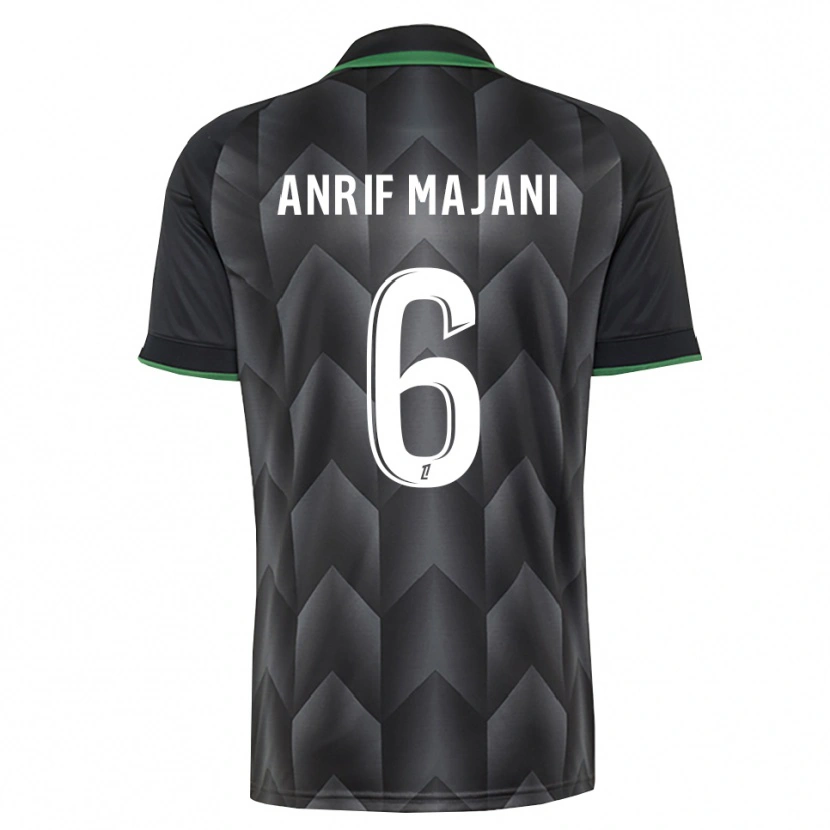 Danxen Kid El Anrif Majani #6 White Black Green Away Jersey 2026/27 T-Shirt