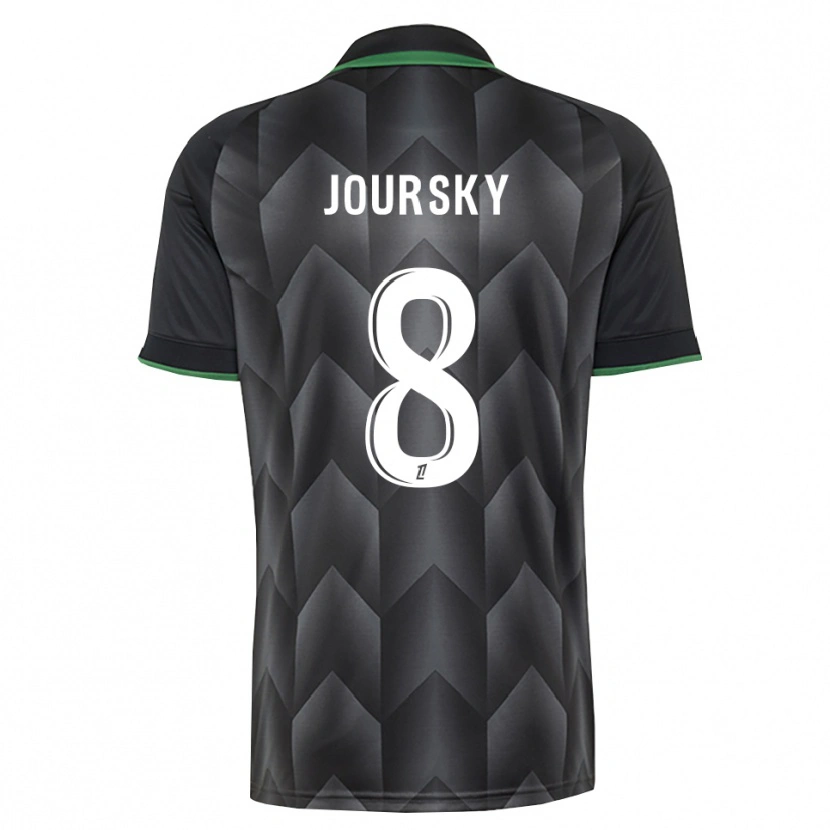 Danxen Kid Leopold Joursky #8 White Black Green Away Jersey 2026/27 T-Shirt