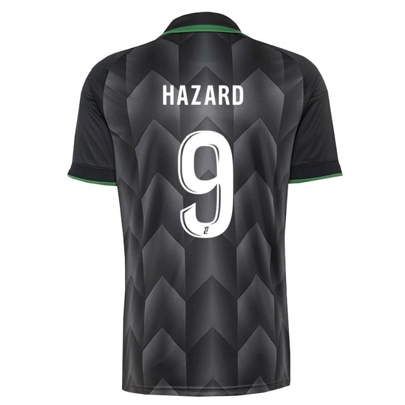 Danxen Kid Thorgan Hazard #9 White Black Green Away Jersey 2026/27 T-Shirt