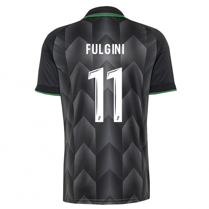 Danxen Kid Angelo Fulgini #11 White Black Green Away Jersey 2026/27 T-Shirt