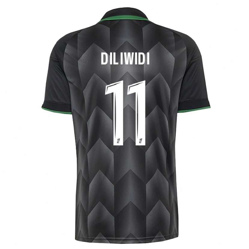 Danxen Kid Kembo Diliwidi #11 White Black Green Away Jersey 2026/27 T-Shirt