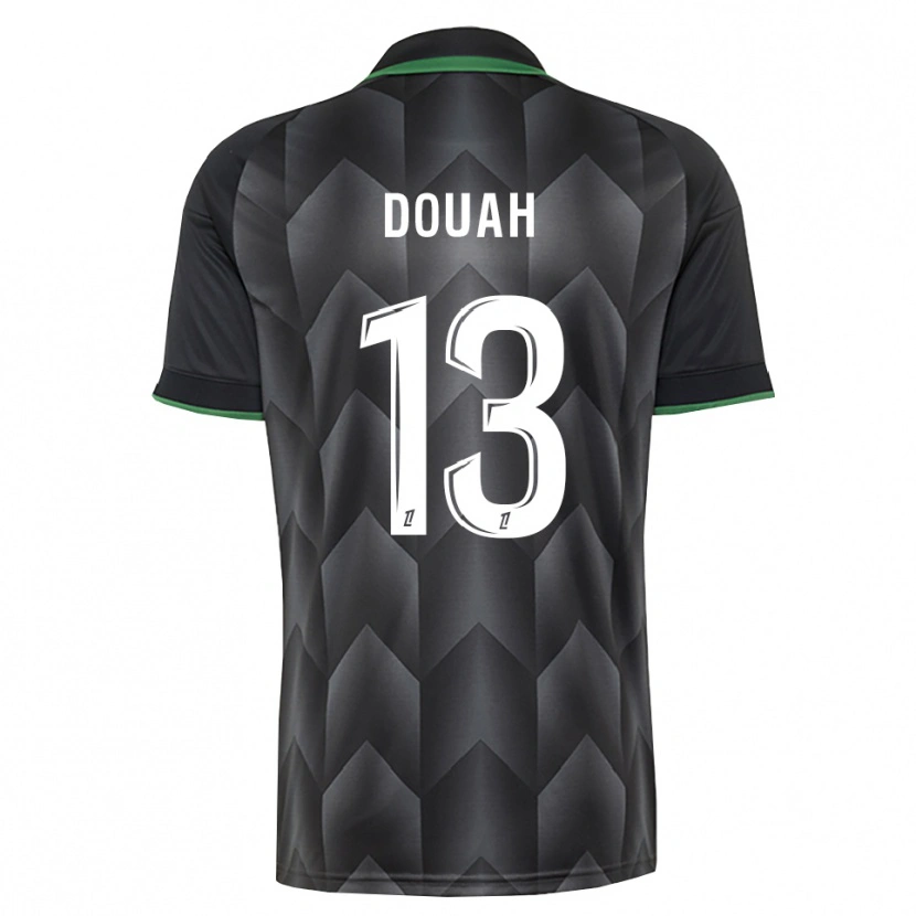 Danxen Kid Chemssedine Douah #13 White Black Green Away Jersey 2026/27 T-Shirt