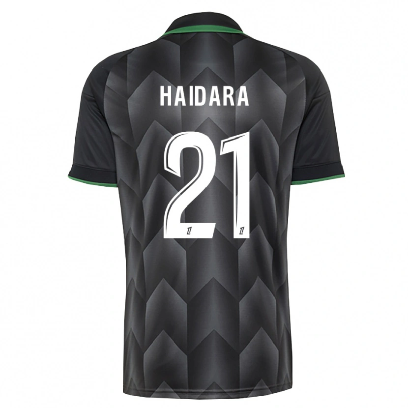 Danxen Kid Amadou Haidara #21 White Black Green Away Jersey 2026/27 T-Shirt