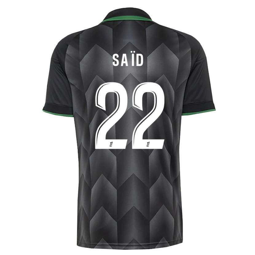Danxen Kid Wesley Saïd #22 White Black Green Away Jersey 2026/27 T-Shirt