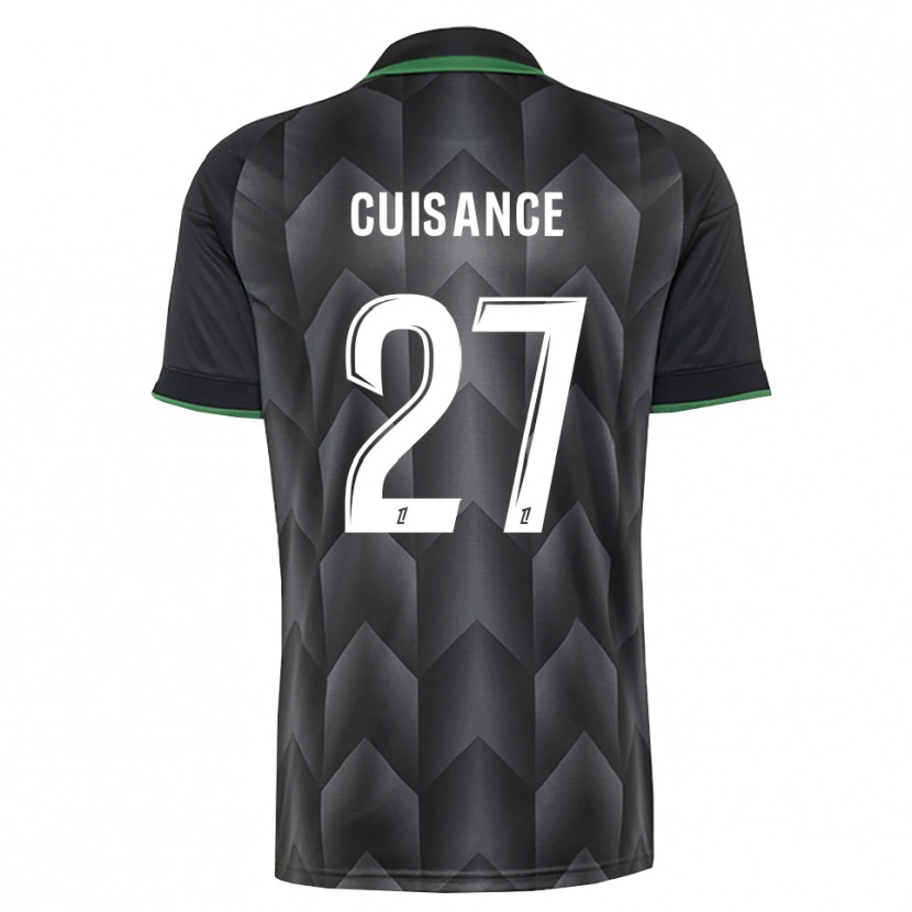 Danxen Kid Michaël Cuisance #27 White Black Green Away Jersey 2026/27 T-Shirt