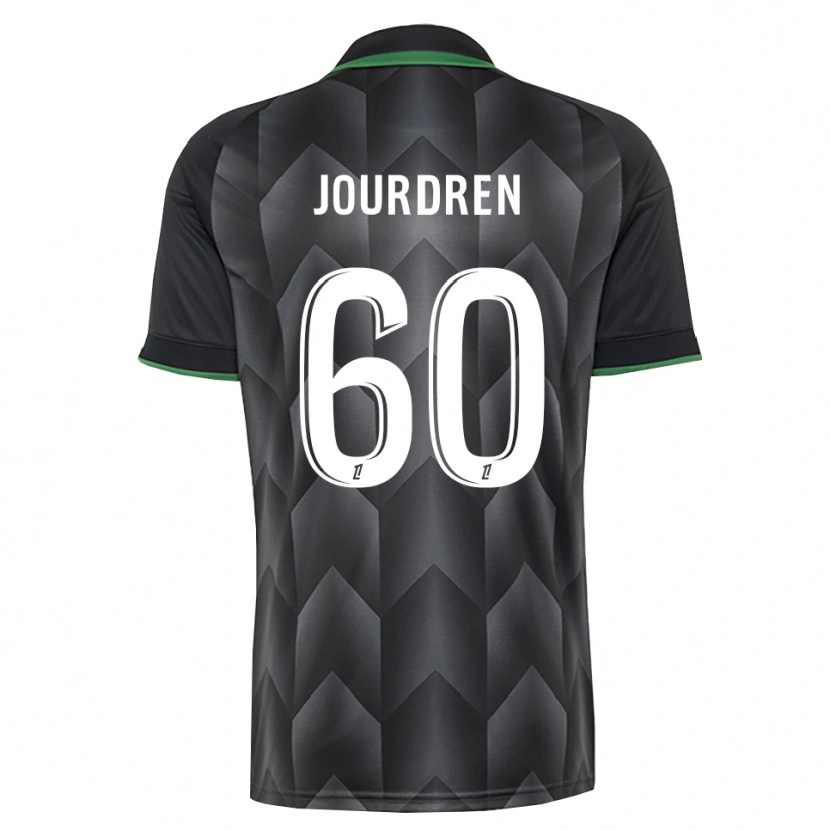 Danxen Kid Ilan Jourdren #60 White Black Green Away Jersey 2026/27 T-Shirt