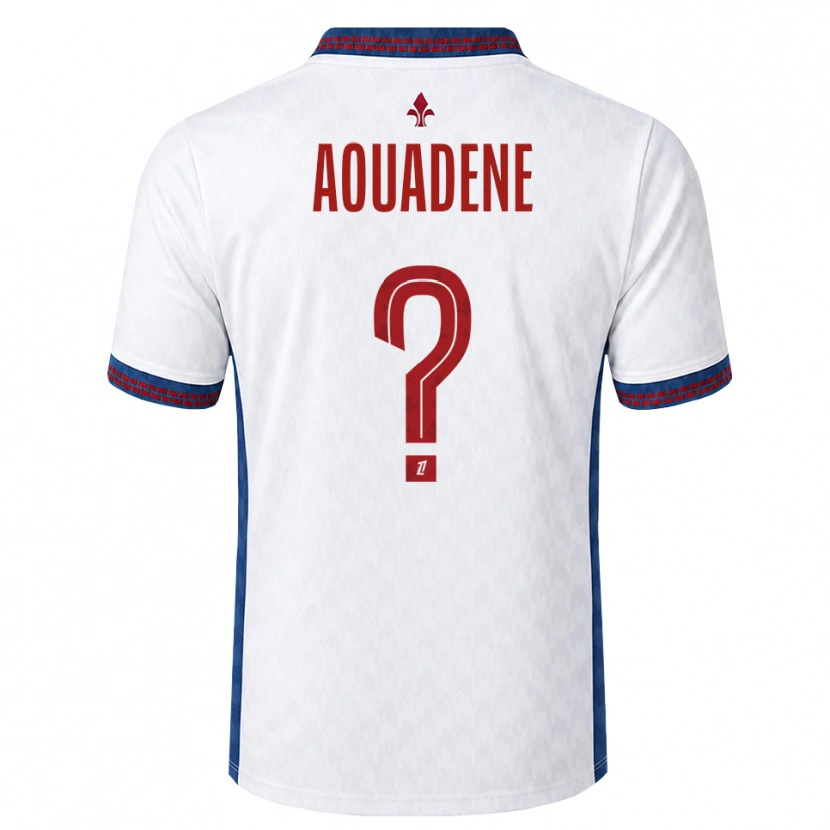 Danxen Kid Aksel Aouadene #0 Red White Blue Away Jersey 2026/27 T-Shirt