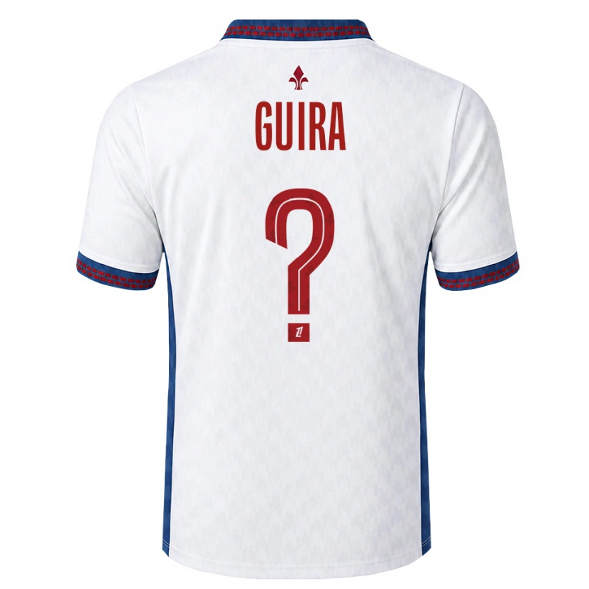 Danxen Kid Aissam Guira #0 Red White Blue Away Jersey 2026/27 T-Shirt
