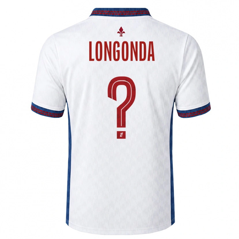 Danxen Kid Jean-Pierre Longonda #0 Red White Blue Away Jersey 2026/27 T-Shirt