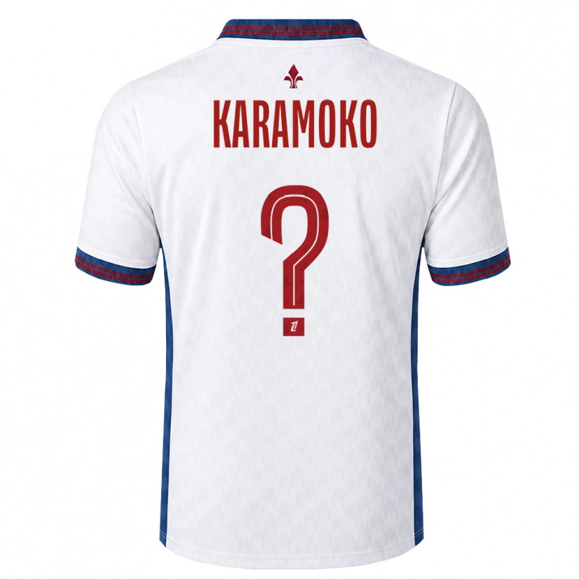 Danxen Kid Ibrahim Karamoko #0 Red White Blue Away Jersey 2026/27 T-Shirt
