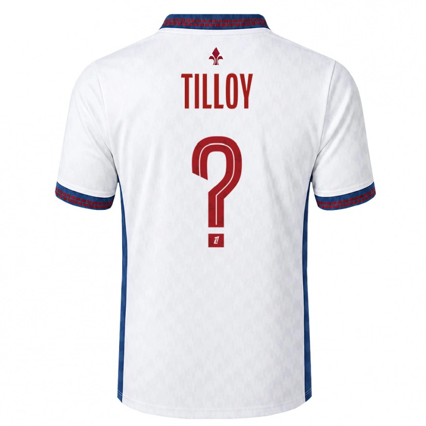 Danxen Kid Paul Tilloy #0 Red White Blue Away Jersey 2026/27 T-Shirt