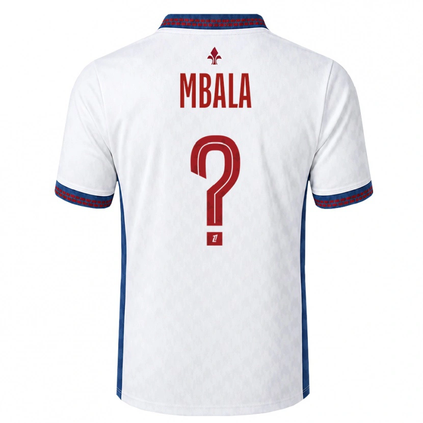Danxen Kid Olivia Mbala #0 Red White Blue Away Jersey 2026/27 T-Shirt