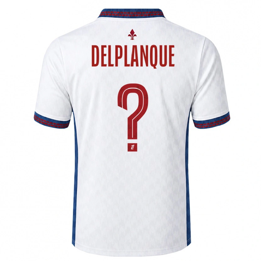 Danxen Kid Gaël Delplanque #0 Red White Blue Away Jersey 2026/27 T-Shirt