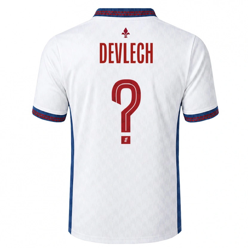 Danxen Kid Gwenaëlle Devleesschauwer #0 Red White Blue Away Jersey 2026/27 T-Shirt